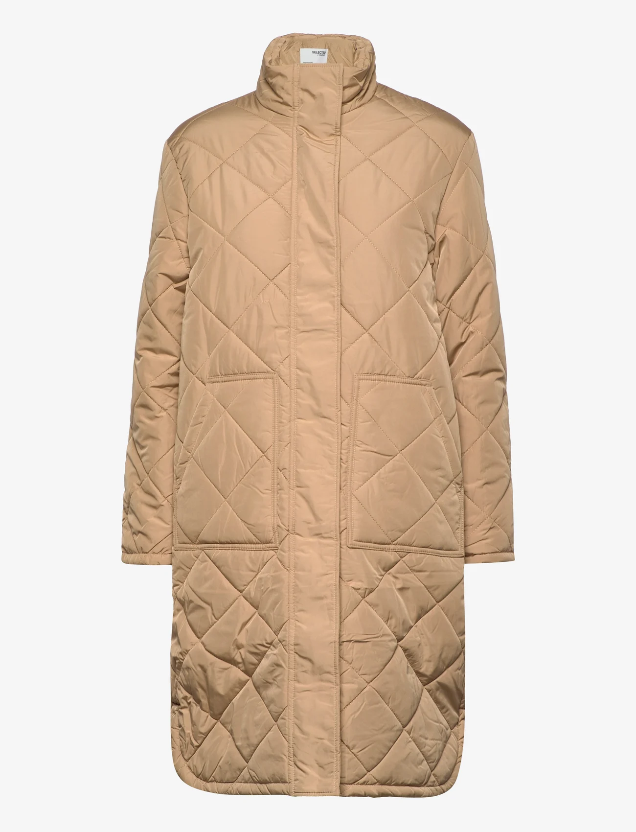 Selected Femme - SLFNADINA COAT B NOOS - quilted jackets - cornstalk - 0