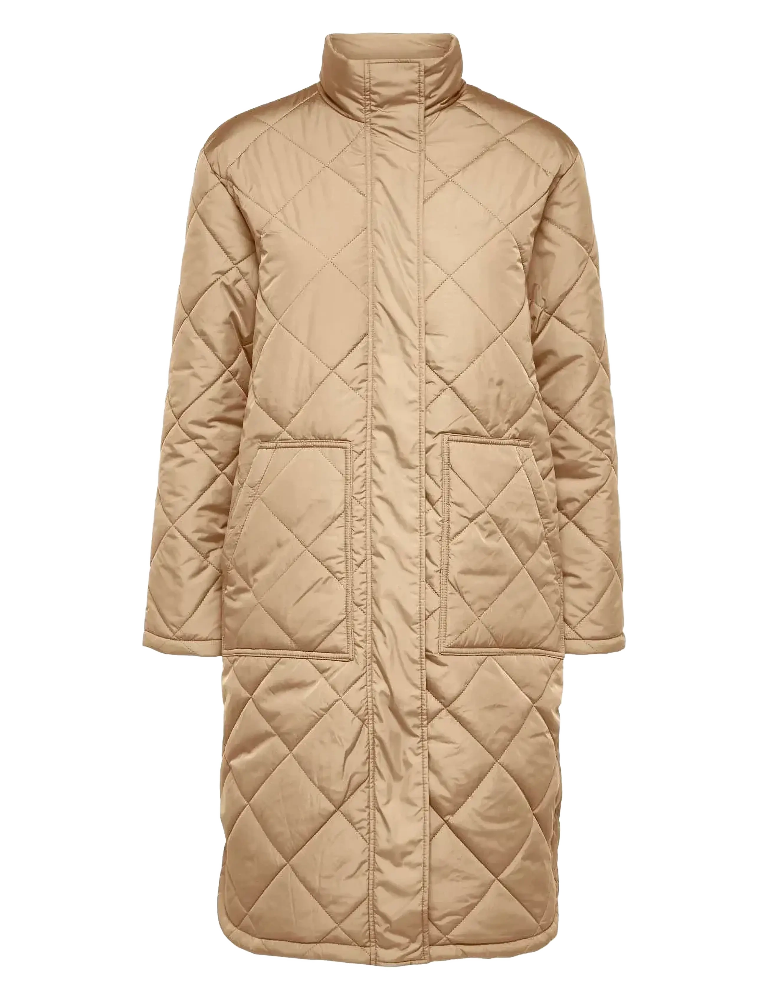 Selected SLFNADINA COAT B NOOS - Wszystkie produkty 60-80% taniej - CORNSTALK / beige
