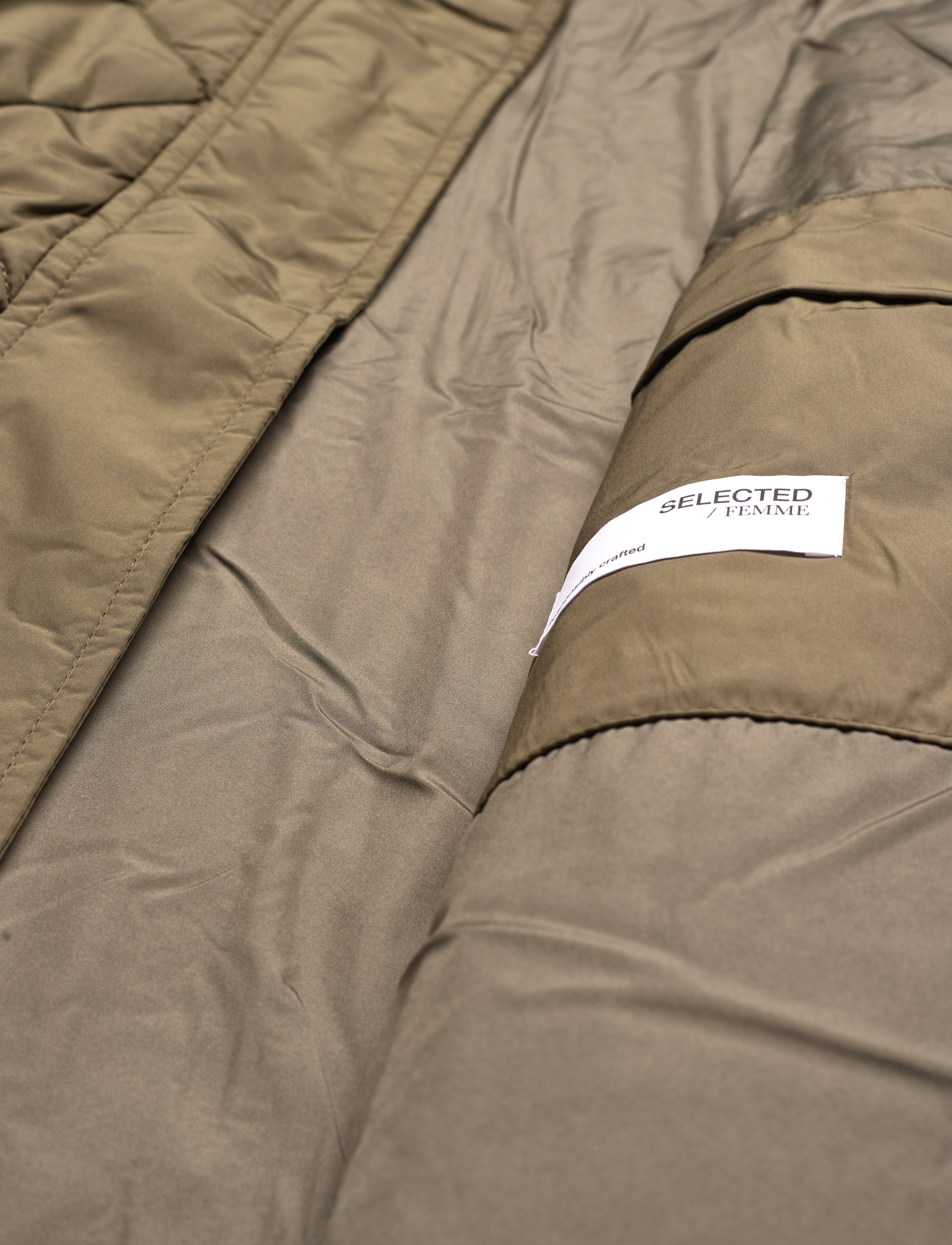 Selected - SLFNADINA COAT B NOOS - overtøj - ivy green - 4