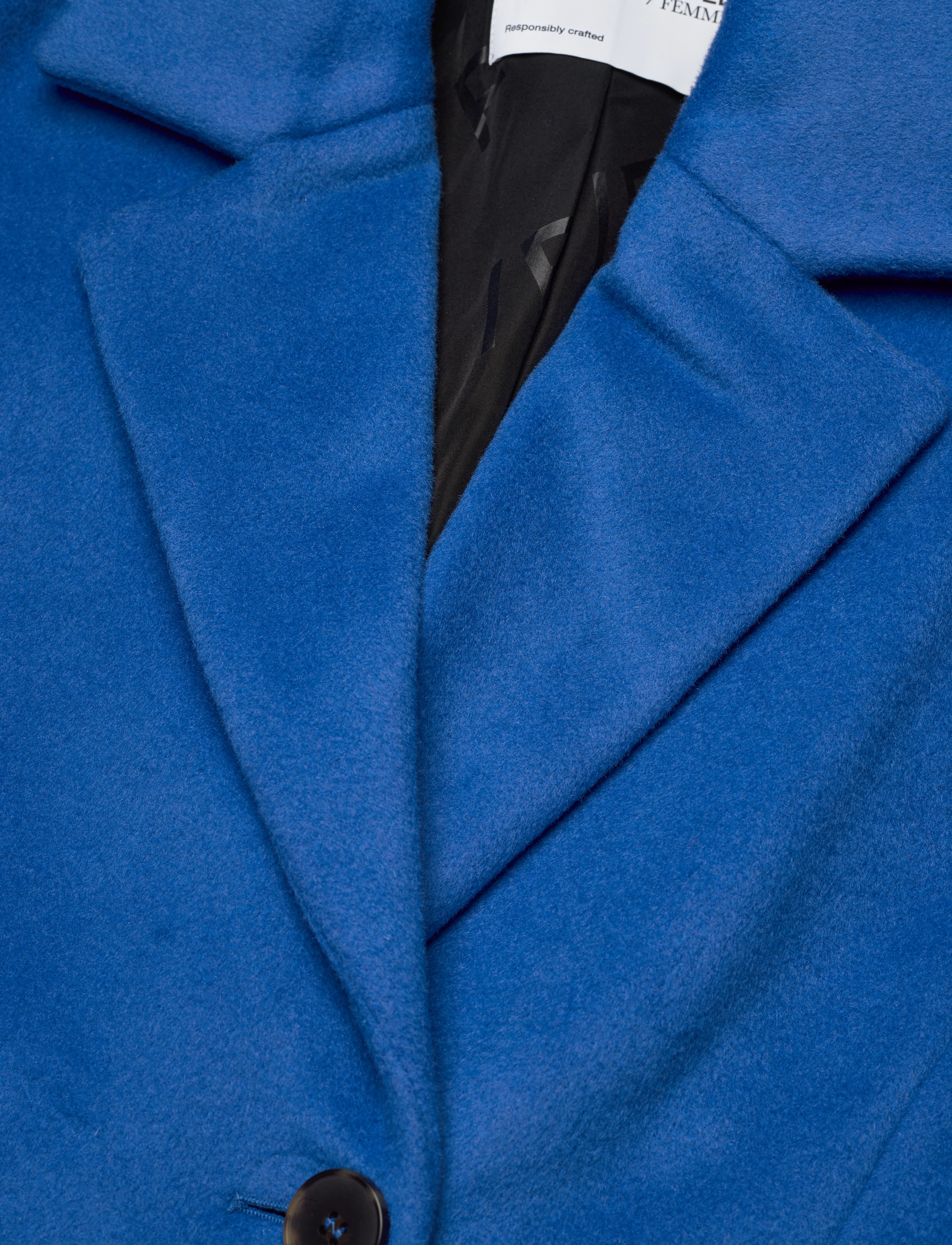 Selected Femme - SLFNEW ELEMENT WOOL COAT B - princess blue - 2