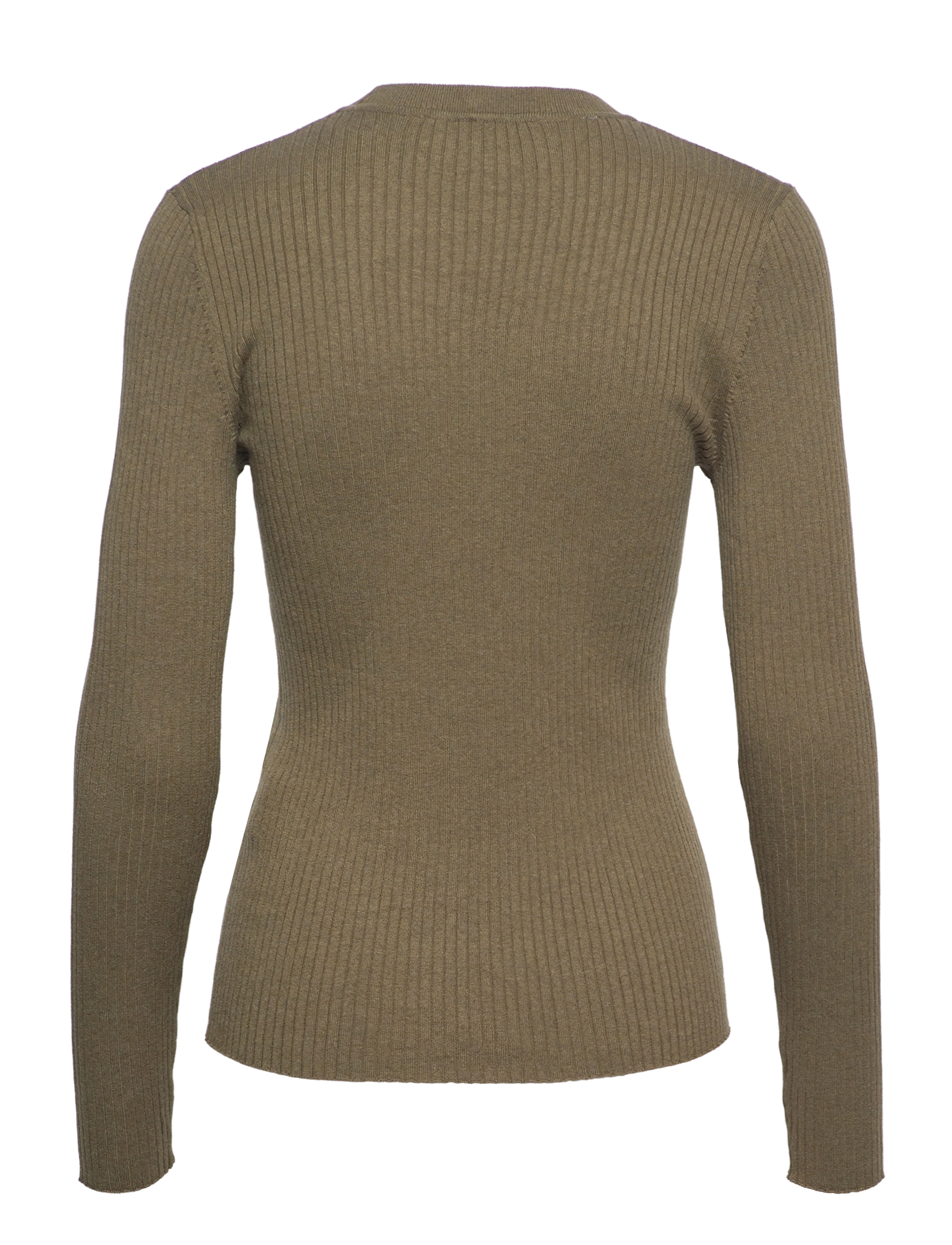 Selected Femme - SLFLYDIA NEW  RIB LS KNIT  O-NECK B - ivy green - 1