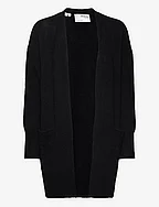 SLFLULU NEW LS KNIT LONG CARDIGAN B NOOS - BLACK