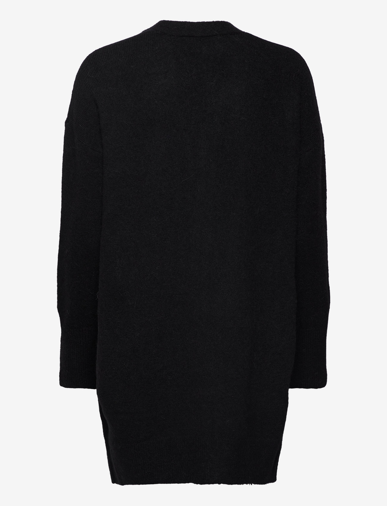 Selected - SLFLULU NEW LS KNIT LONG CARDIGAN B NOOS - koftor - black - 2