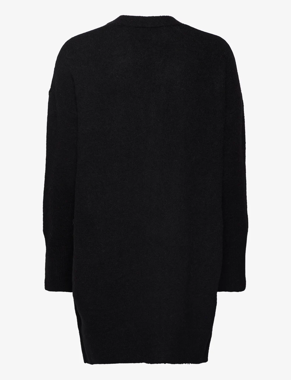 Selected - SLFLULU NEW LS KNIT LONG CARDIGAN  B - cardigans - black - 2