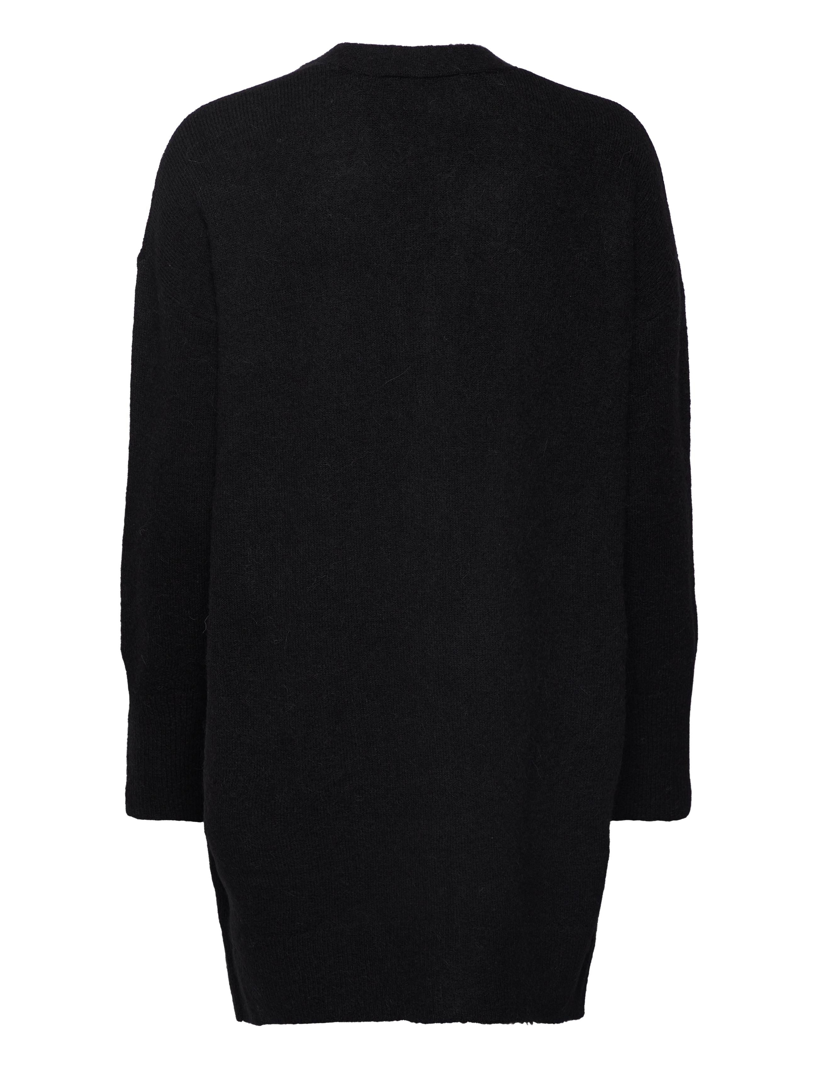 Selected - SLWLULU NEW LS KNIT LONG CARDIGAN B NOOS - gilets - black - 2