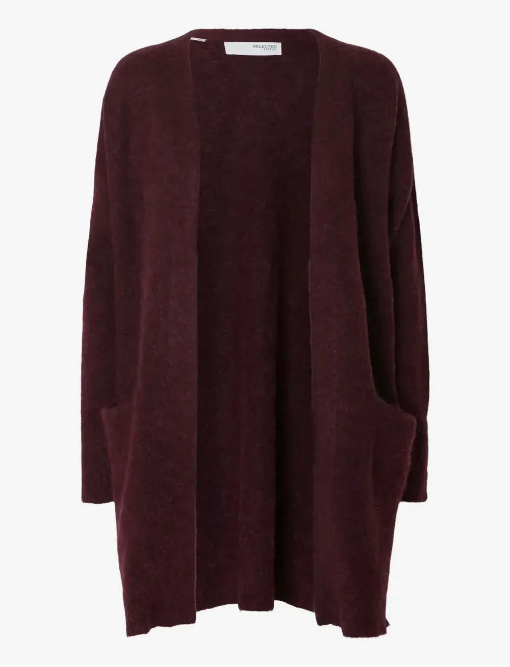 Selected - SLFLULU NEW LS KNIT LONG CARDIGAN  B - cardigans - fig - 1