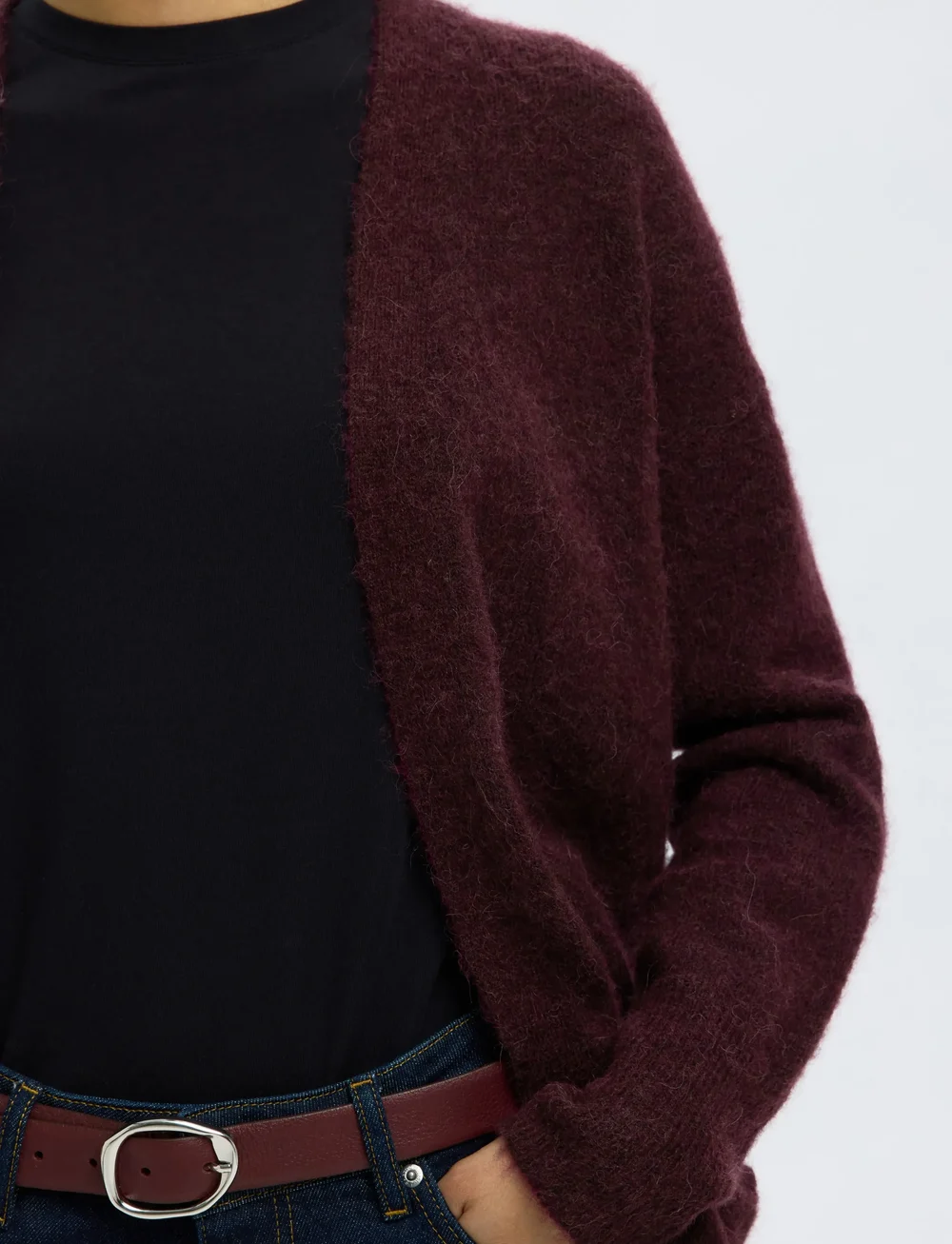 Selected - SLFLULU NEW LS KNIT LONG CARDIGAN  B - cardigans - fig - 4