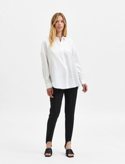 Selected Femme - SLFSANNI LS SHIRT - marškiniai ilgomis rankovėmis - snow white - 3