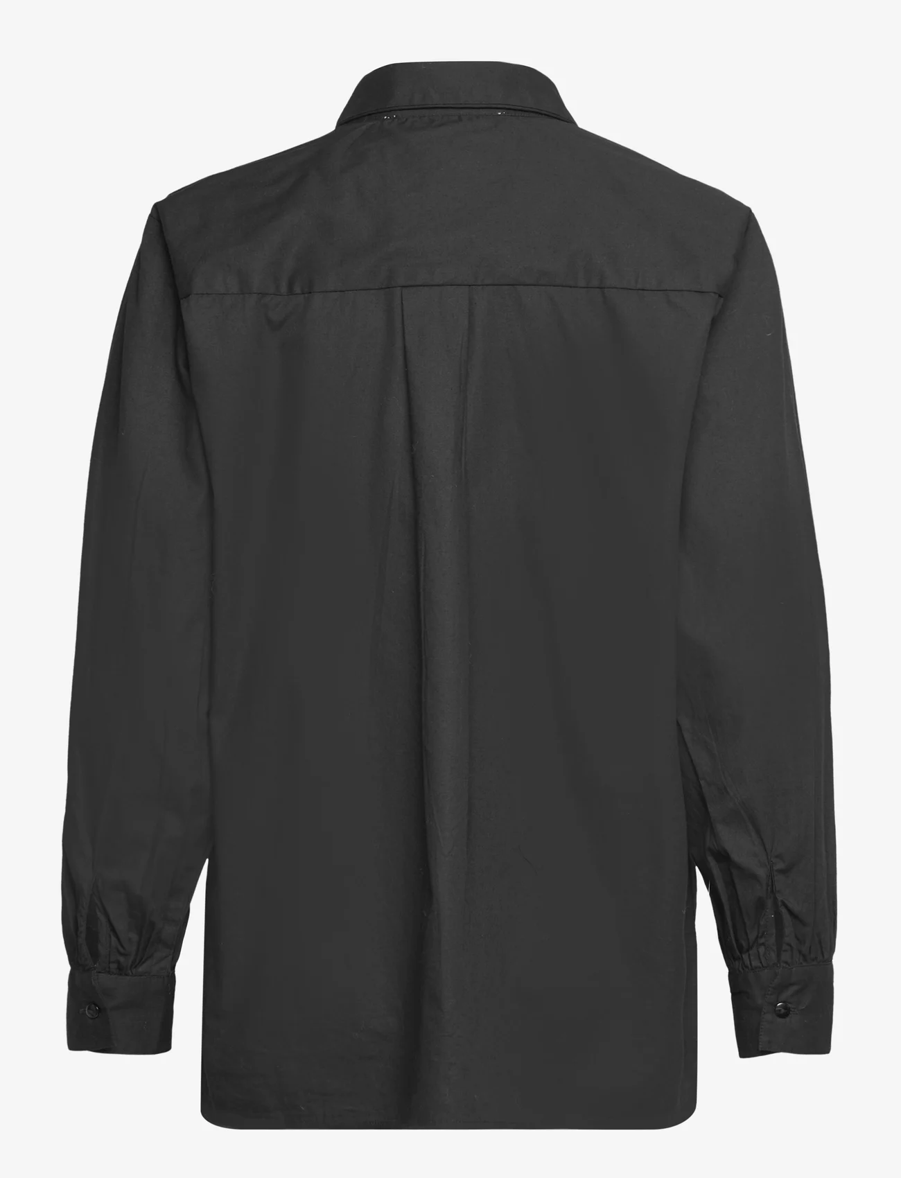 Selected Femme - SLFREKA LS SHIRT B - pitkähihaiset paidat - black - 1