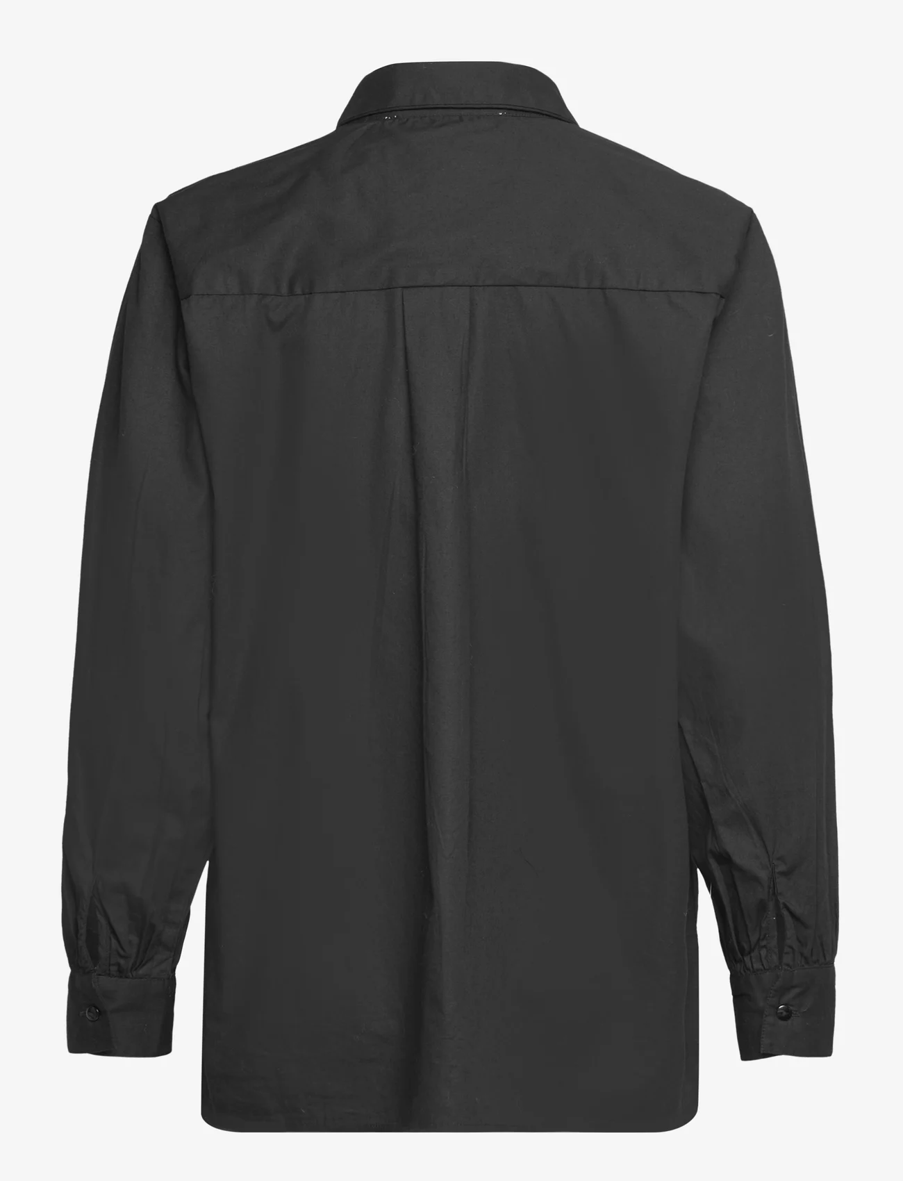 Selected Femme - SLFREKA LS SHIRT B - långärmade skjortor - black - 1