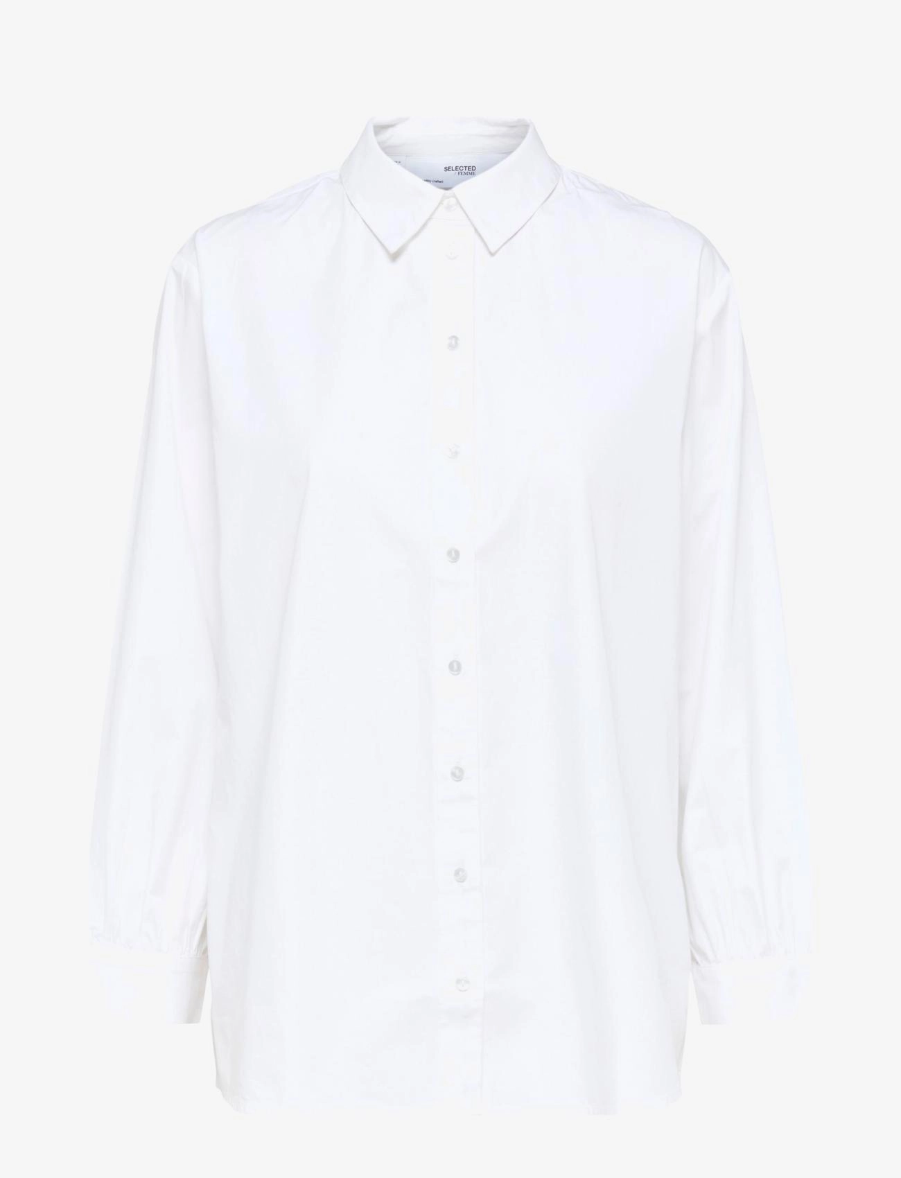 SELECTED Slfreka Ls Shirt B Weiß - 34 - Damen