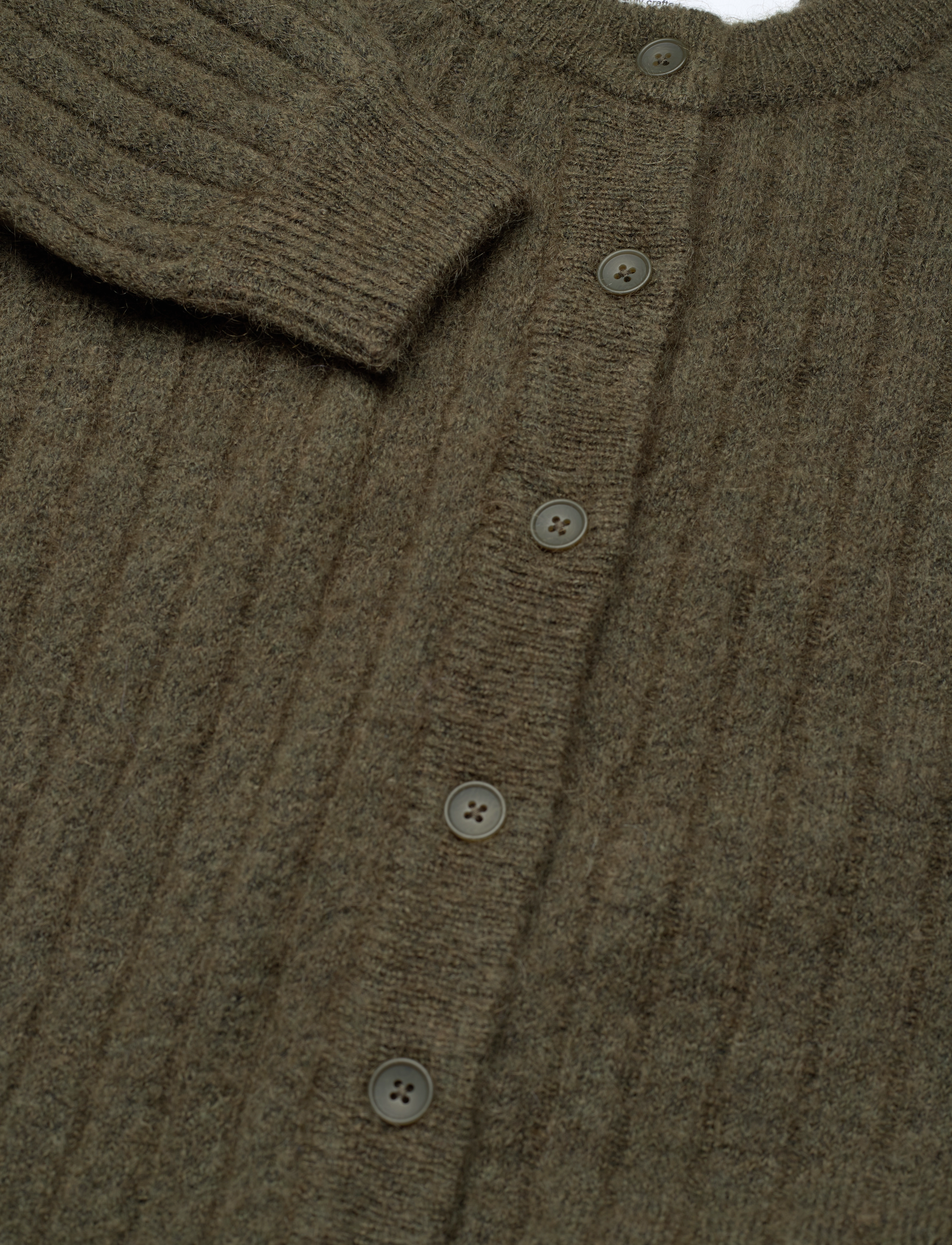 Selected Femme - SLFMOLA LS KNIT CARDIGAN B - ivy green - 3
