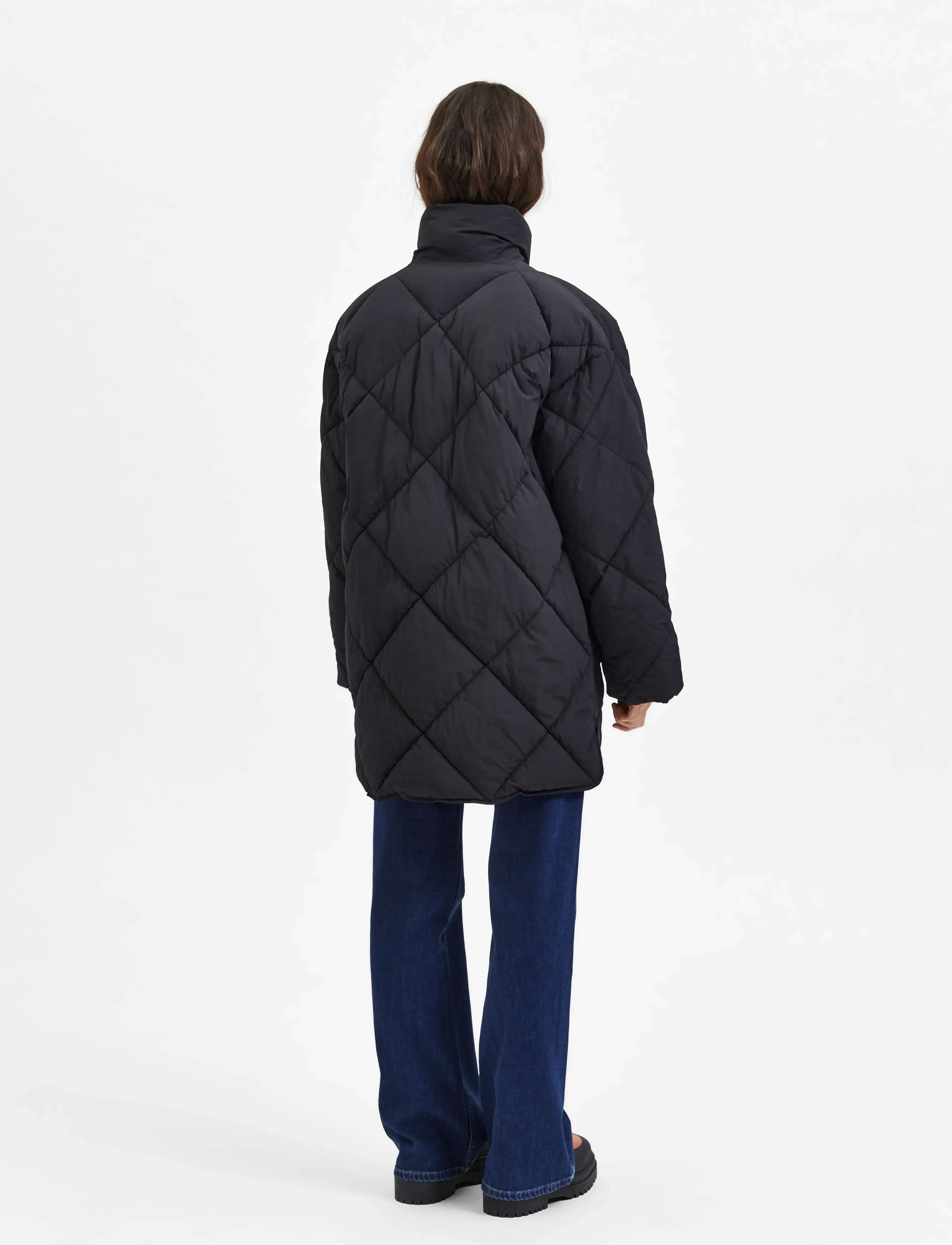 Selected - SLFHEIDI PUFFER JACKET B - overtøj - black - 5