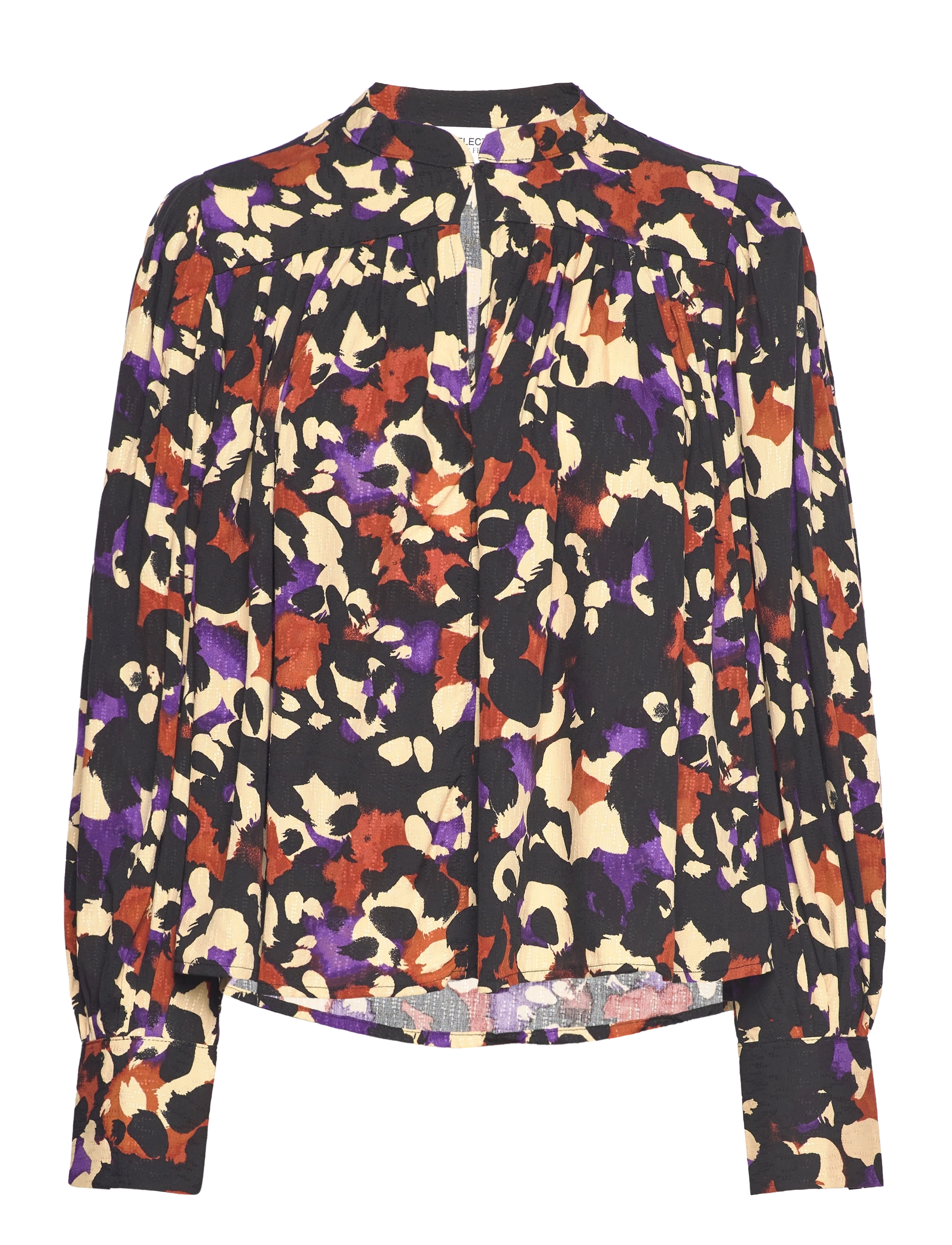 SELECTED Slfholda Ls Oberteil B Patterned - 36 - Damen