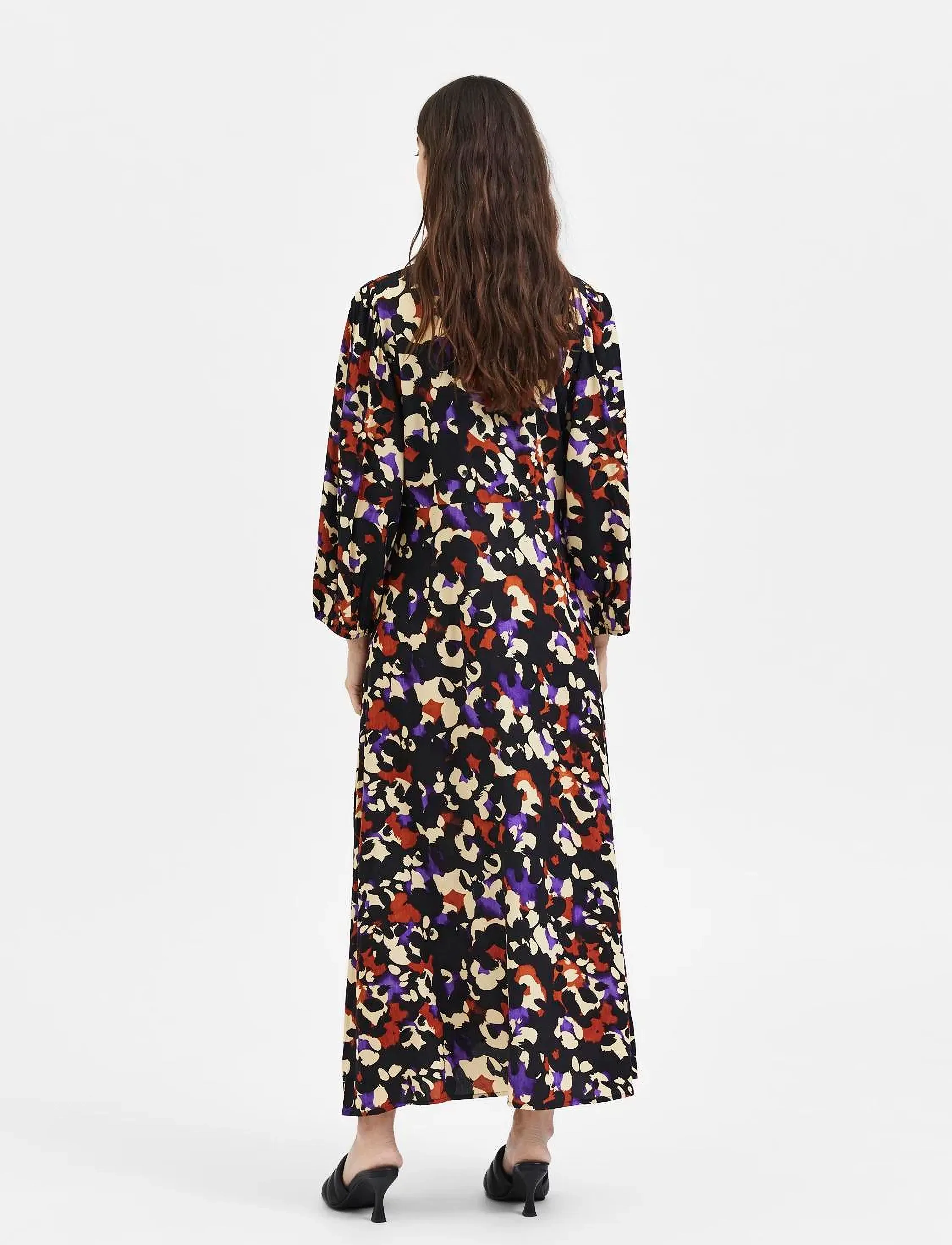 Selected - SLFHOLDA 7/8 ANKLE DRESS B - black - 3