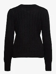 Selected Femme - SLFGLOWIE LS KNIT O-NECK B - pullover - black - 1