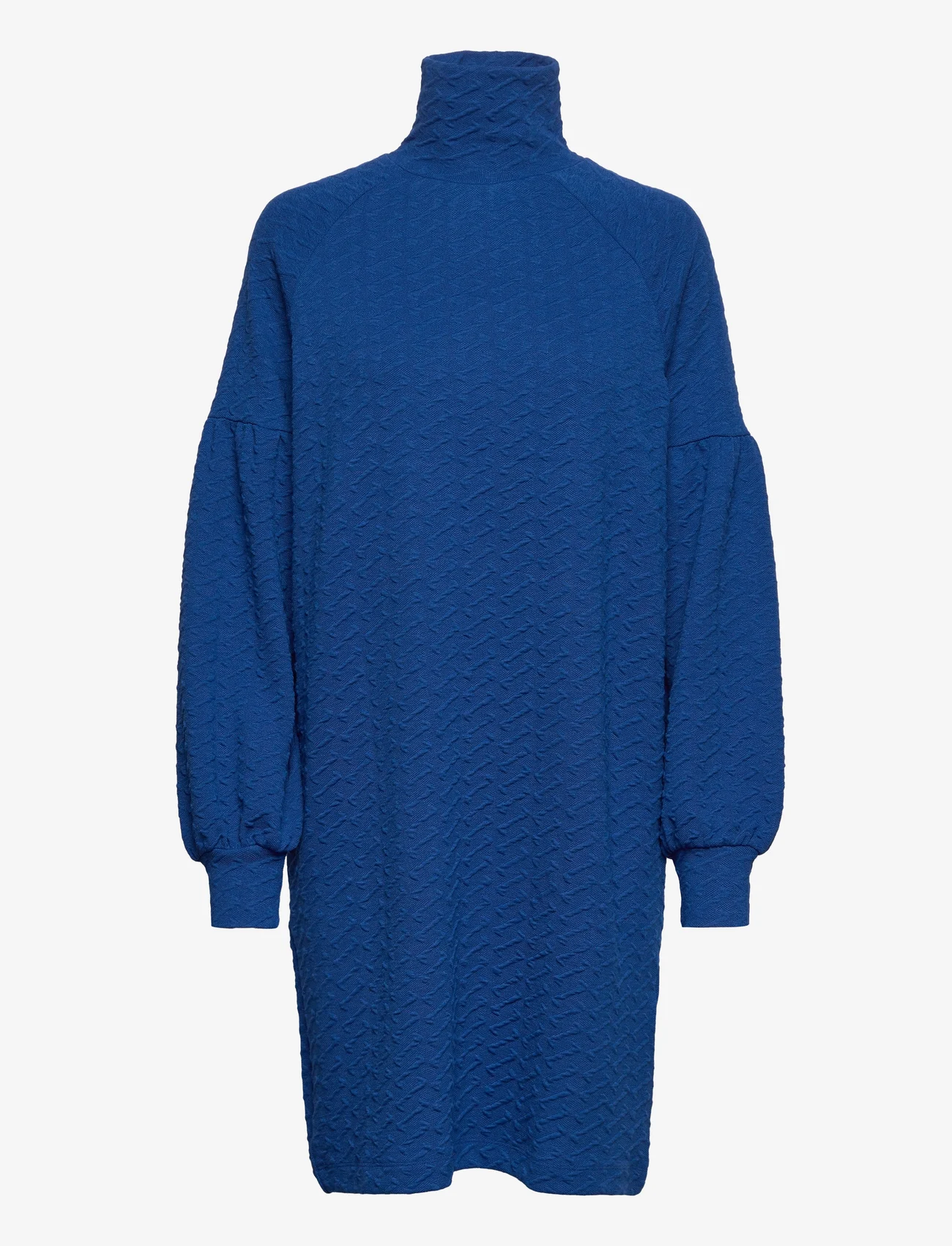 Selected Femme - SLFROSE LS HIGH NECK SHORT DRESS B - princess blue - 0