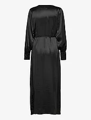 Selected Femme - SLFLYRA LS ANKLE WRAP DRESS B - kleitas ar pārlikumu - black - 1