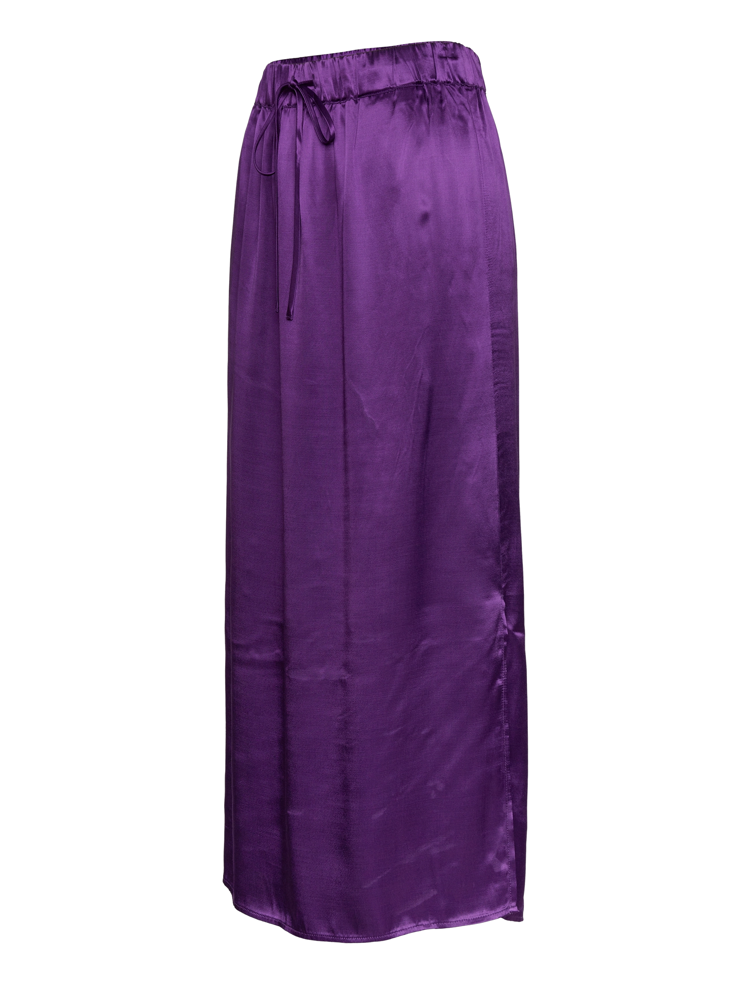 Selected - SLFLYRA MW MIDI SKIRT B - maxi nederdele - acai - 3