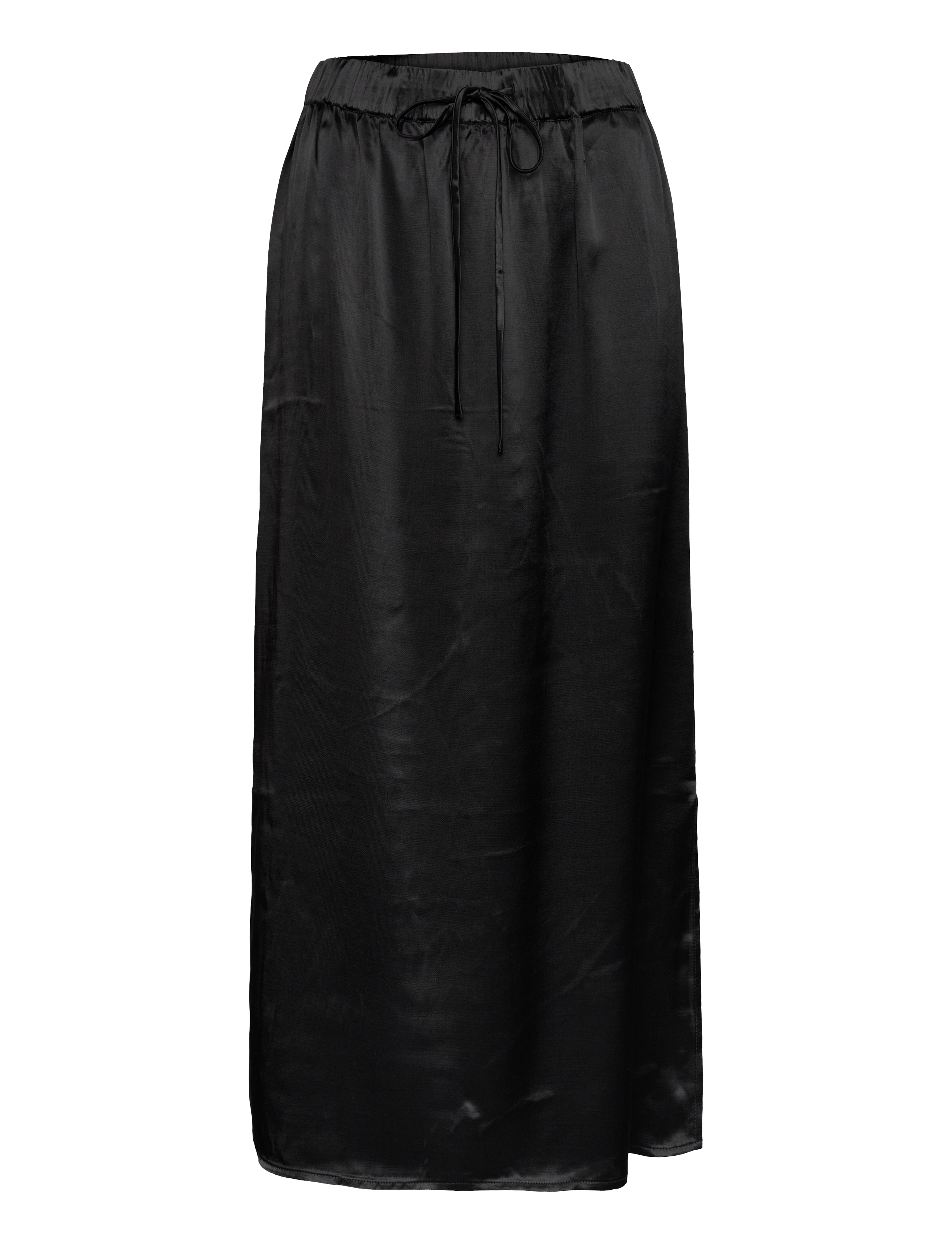 Selected SLFLYRA MW MIDI SKIRT B - Kampagne - BLACK / black