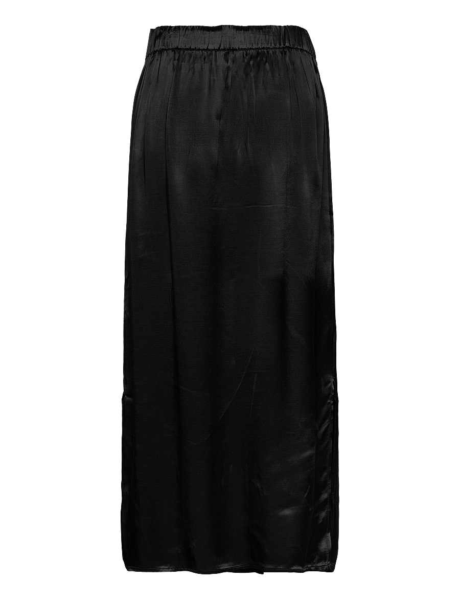 Selected - SLFLYRA MW MIDI SKIRT B - jupes longues - black - 2