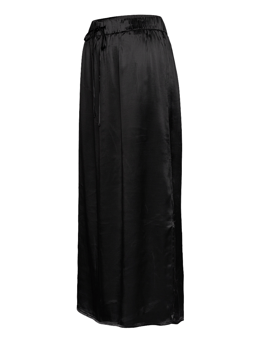Selected - SLFLYRA MW MIDI SKIRT B - jupes longues - black - 3