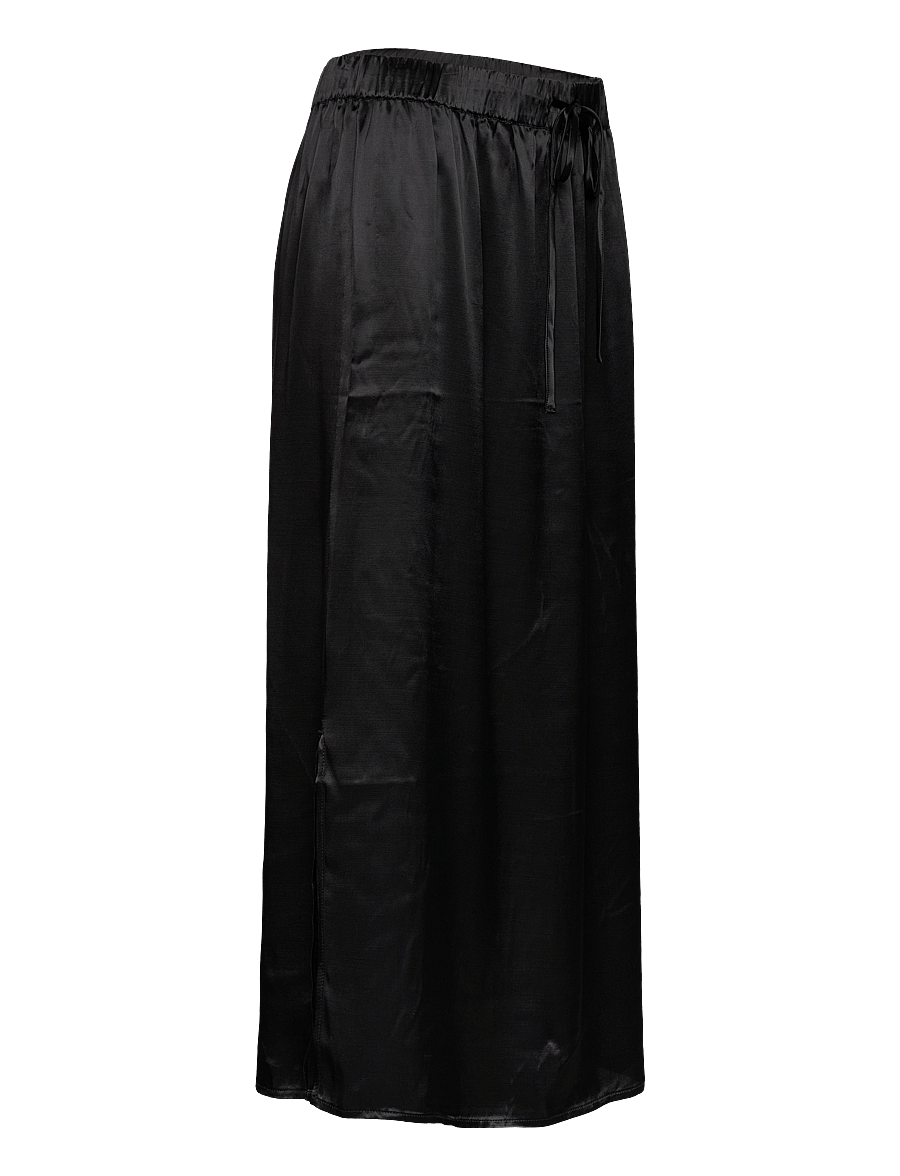 Selected - SLFLYRA MW MIDI SKIRT B - jupes longues - black - 4