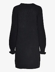 Selected Femme - SLFSIA JUMA LS KNIT O-NECK DRESS B - strikkjoler - black - 1