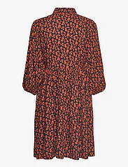 Selected Femme - SLFLEIA 3/4 SHORT SHIRT DRESS B - skjortklänningar - cinnamon stick - 1