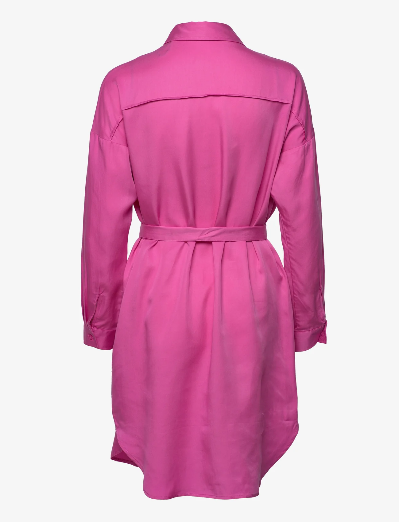 Selected Femme - SLFMERISA-TONIA LS SHORT SHIRT DRESS B - skjortekjoler - phlox pink - 1
