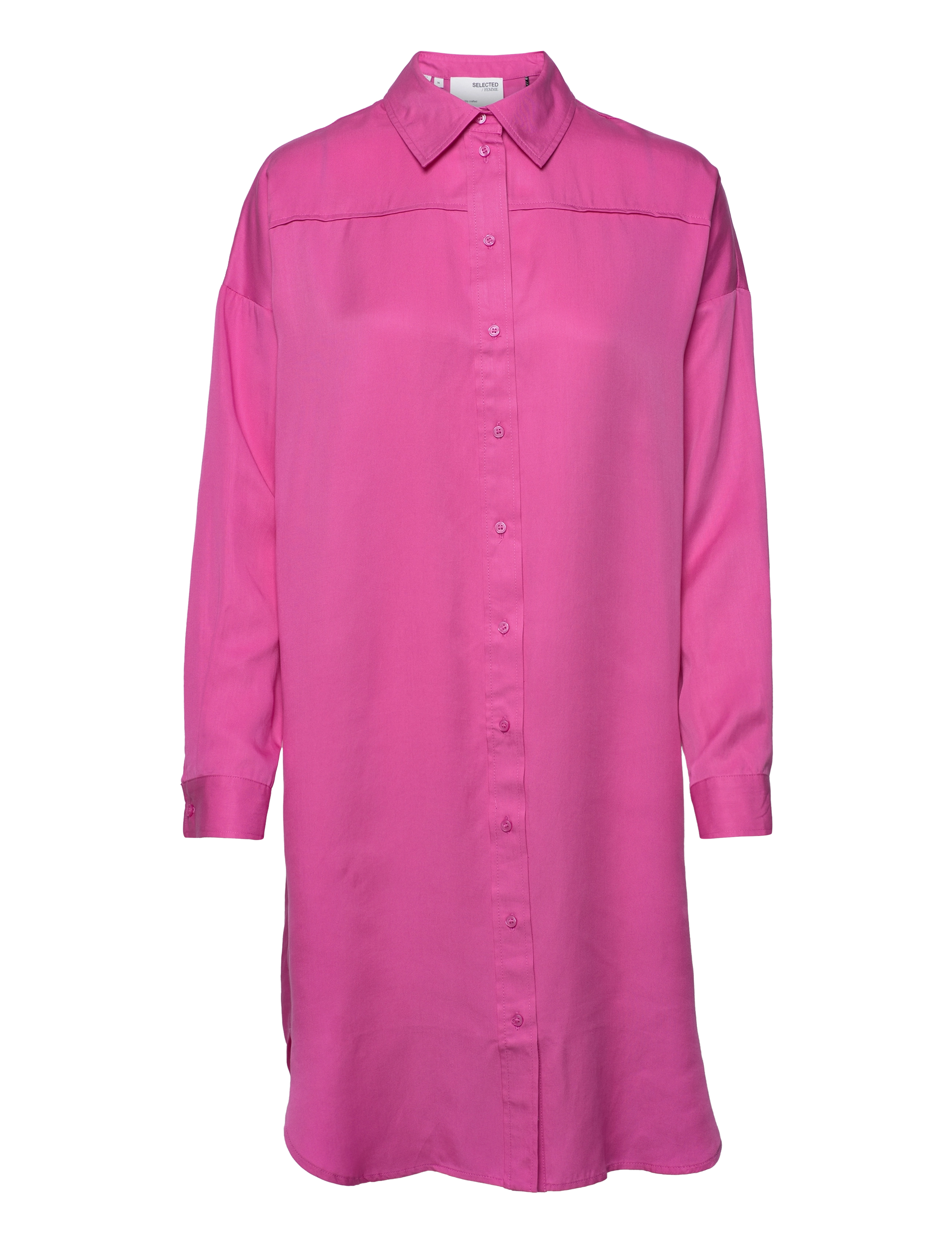 Selected - SLFMERISA-TONIA LS SHORT SHIRT DRESS B - hemdkleider - phlox pink - 3
