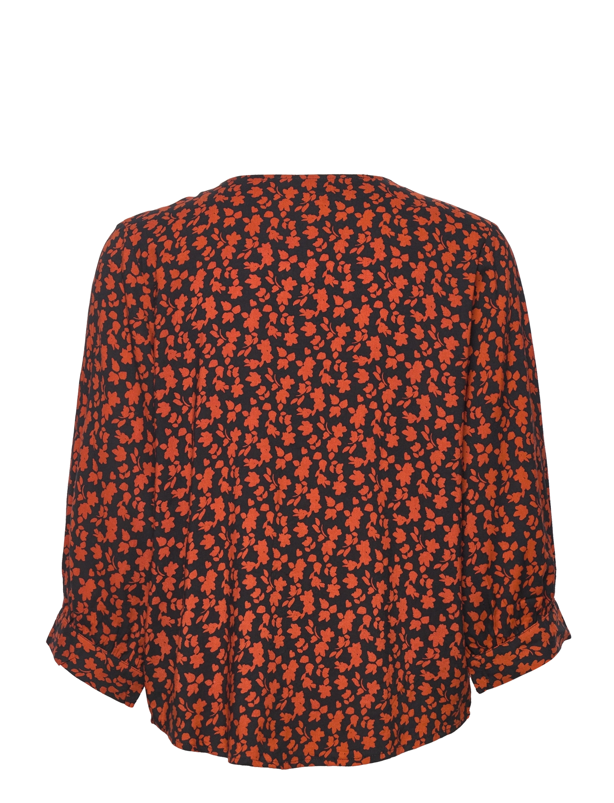 Selected - SLFLEIA 3/4 SHIRT B - langærmede bluser - cinnamon stick - 2