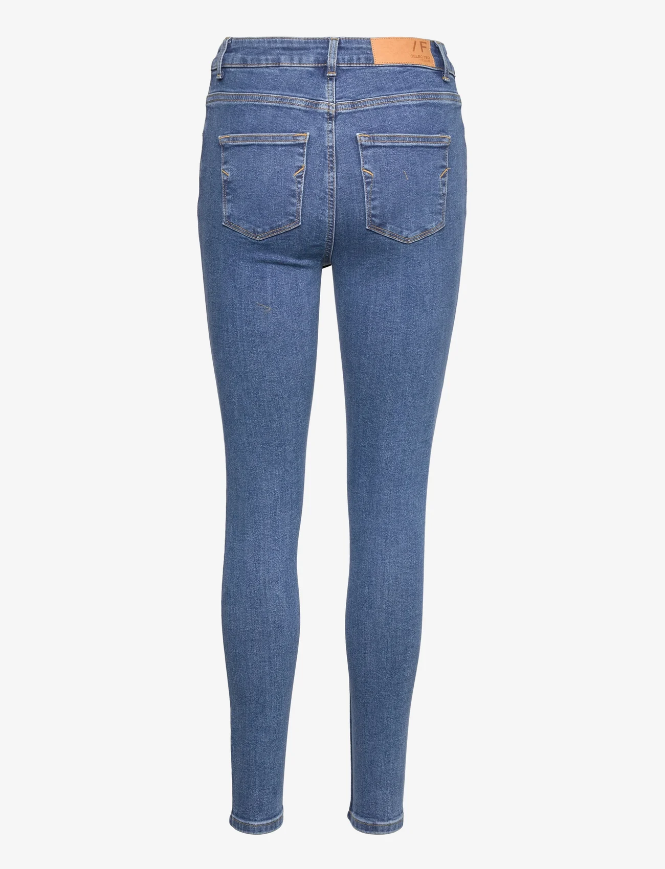 Selected Femme - SLFMARTHA HW ACE BLUE SKINNY JEANS - skinny jeans - medium blue denim - 1
