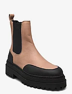 SLFASTA NEW CHELSEA LEATHER BOOT B - WARM TAUPE