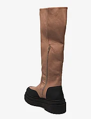 Selected Femme - SLFASTA NEW HIGH SHAFTED LEATHER BOOT B - pitkävartiset saappaat - warm taupe - 2