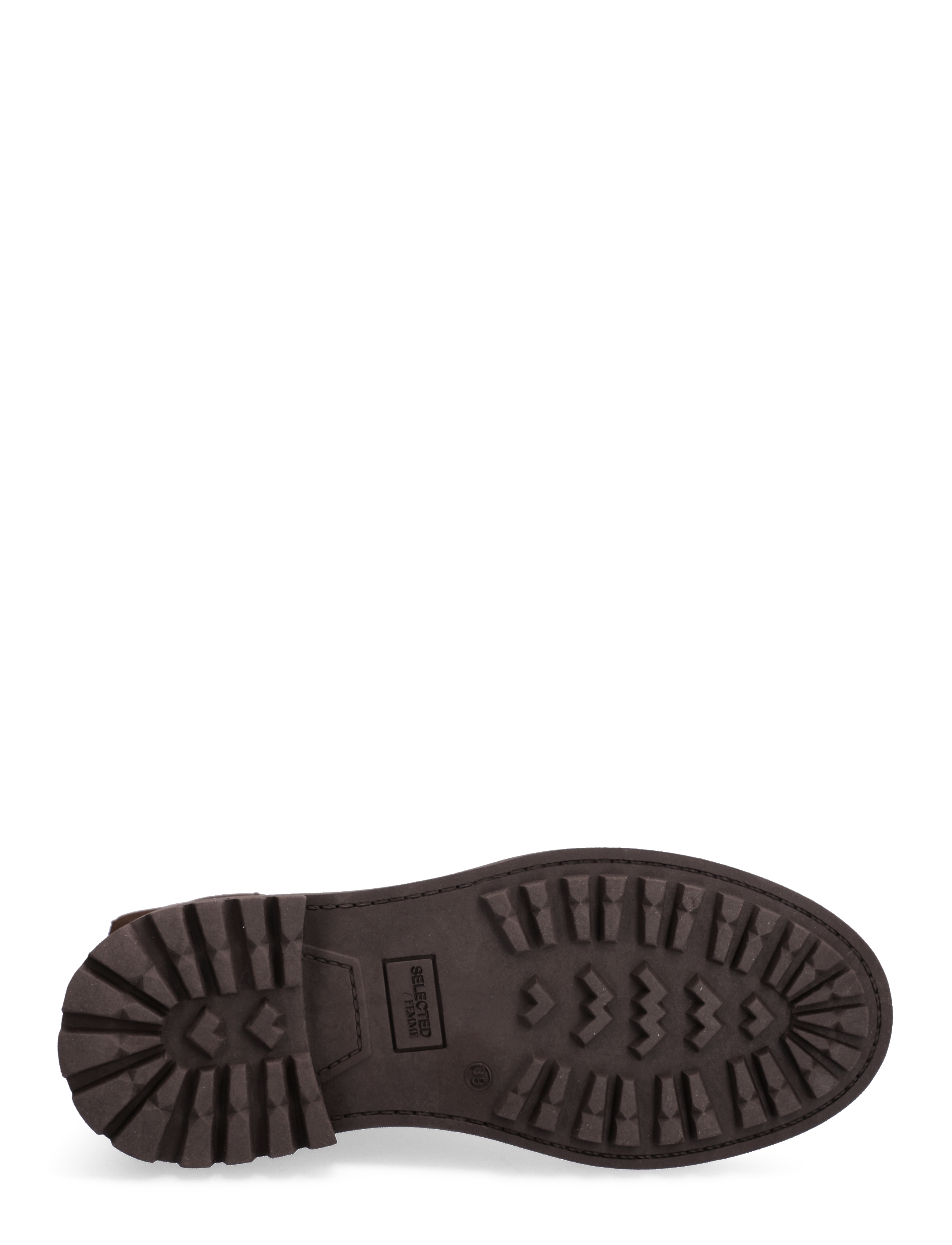 Selected Femme - SLFRINA ZIPPER NUBUCK BOOT B - demitasse - 4