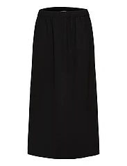 Selected Femme - SLFTINNI-RELAXED MW MIDI SKIRT B NOOS - midi skirts - black - 0