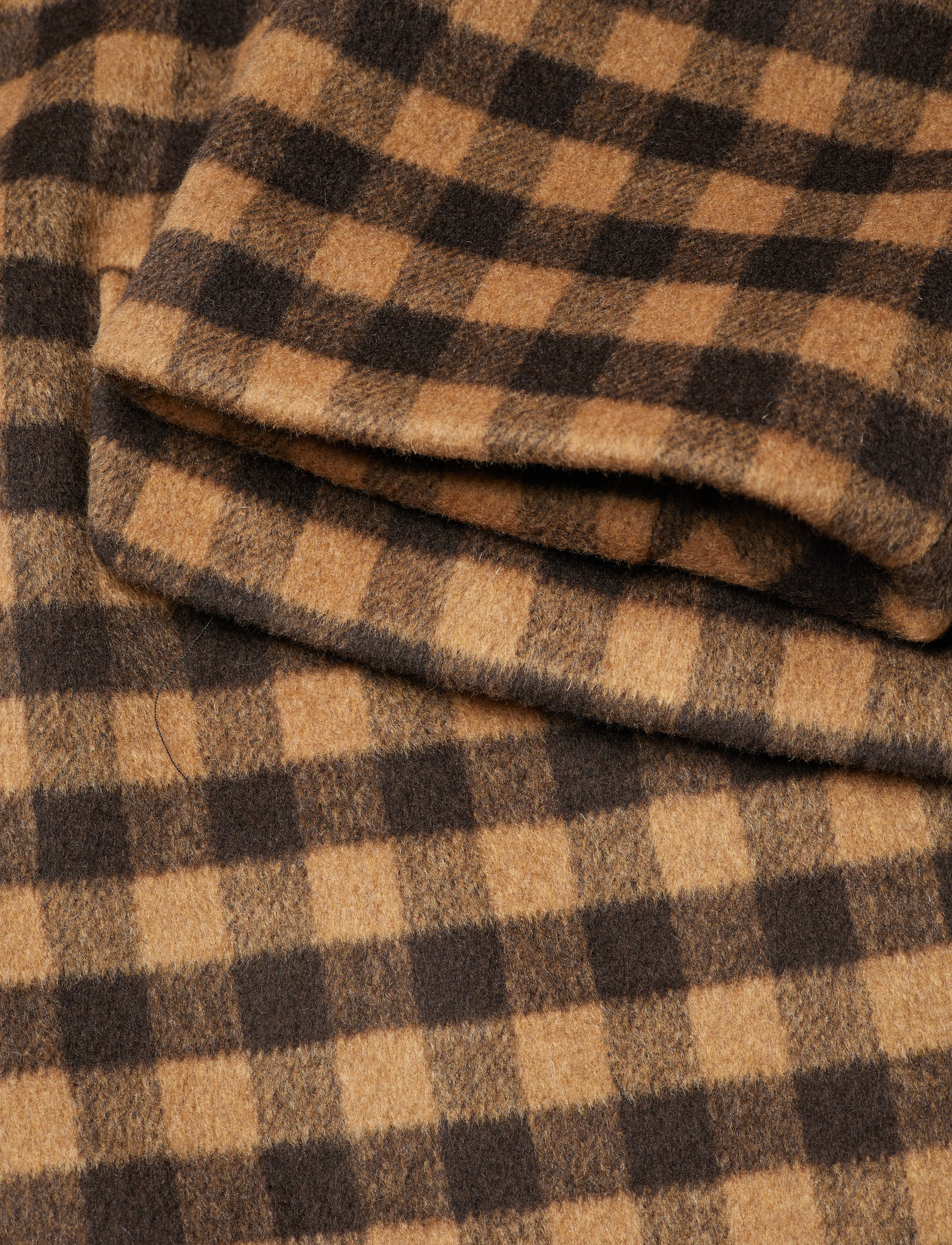 Selected - SLFNEW ELEMENT WOOL COAT B CHECK CURVE - java - 2