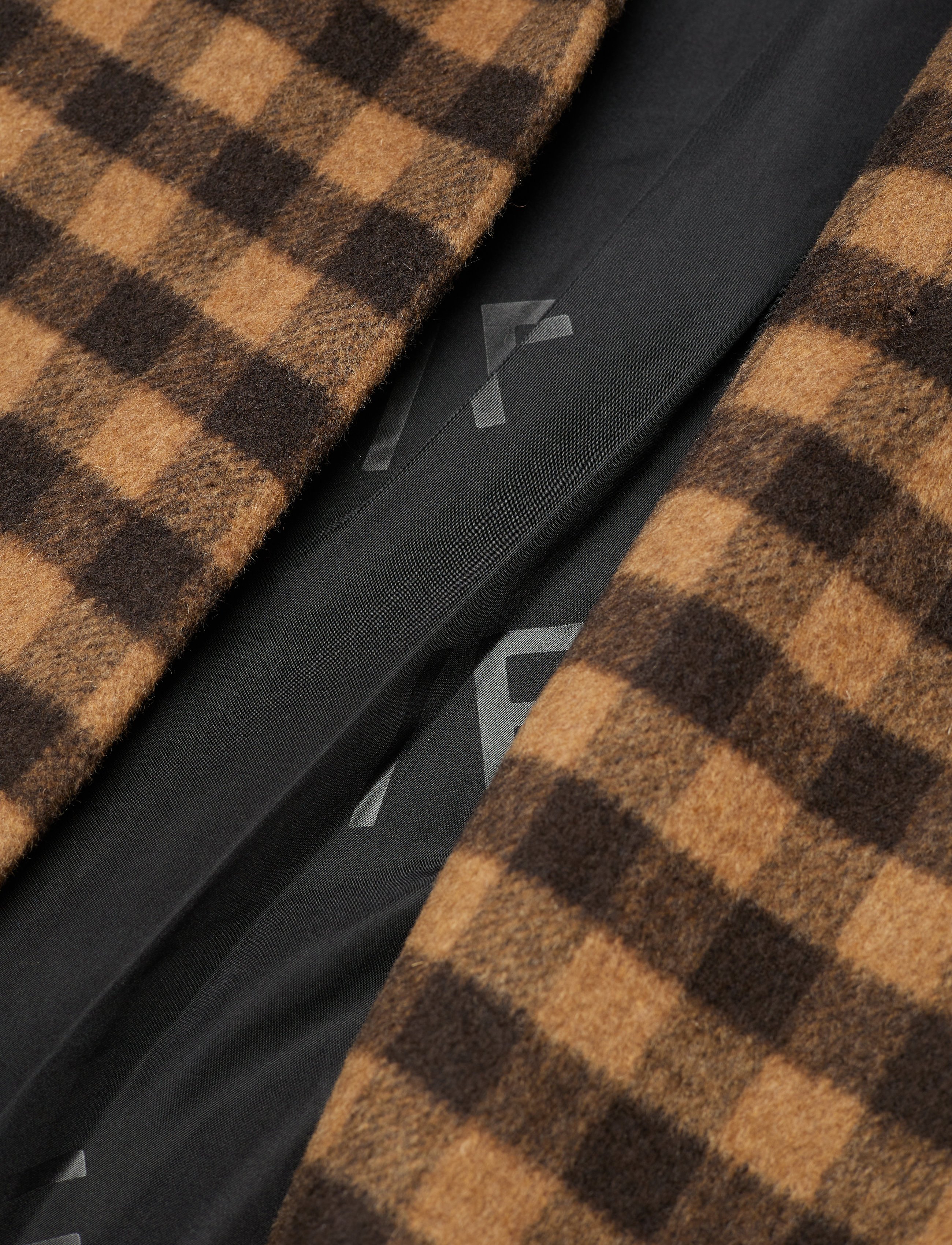 Selected - SLFNEW ELEMENT WOOL COAT B CHECK CURVE - java - 3