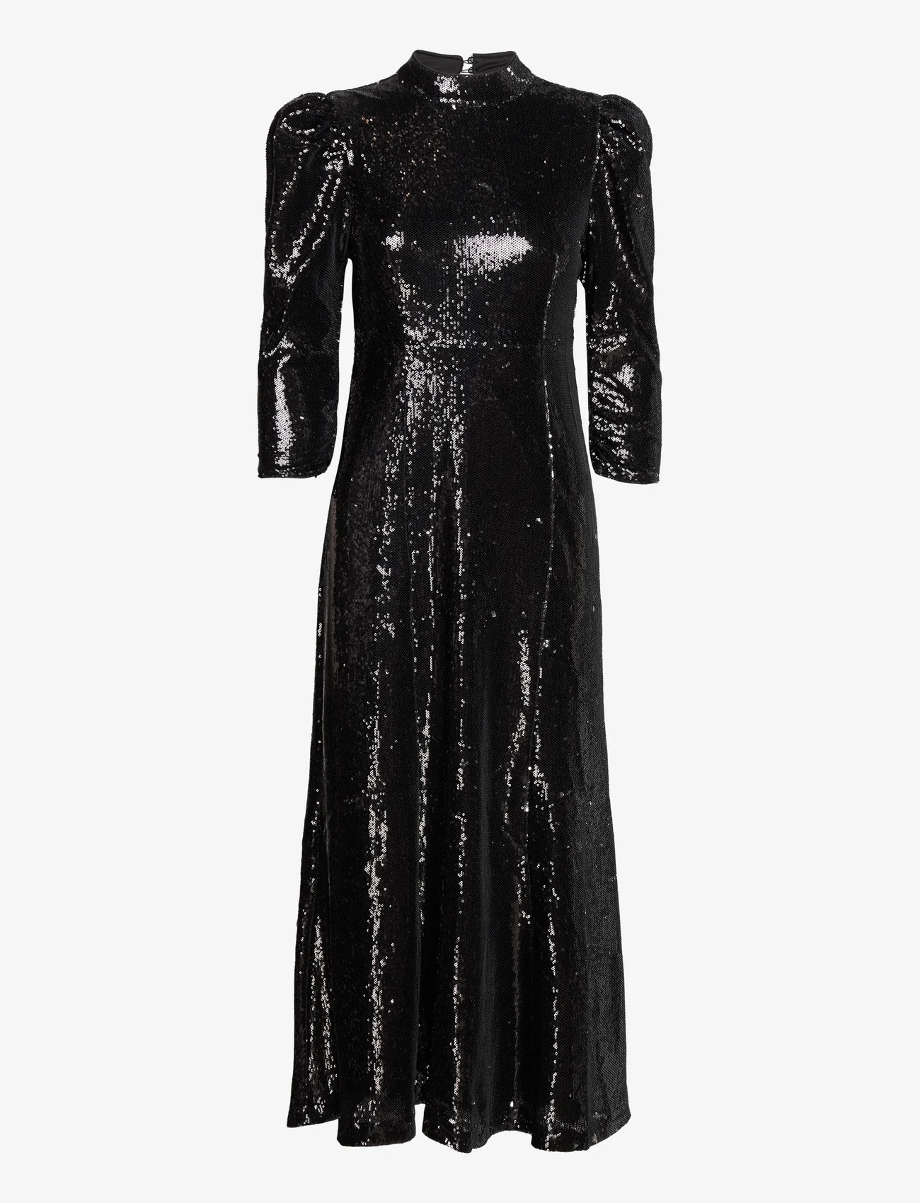 Selected Femme - SLFMILEY  3/4 ANKLE DRESS B - festkläder till outletpriser - black - 0