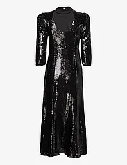 Selected Femme - SLFMILEY  3/4 ANKLE DRESS B - festkläder till outletpriser - black - 1
