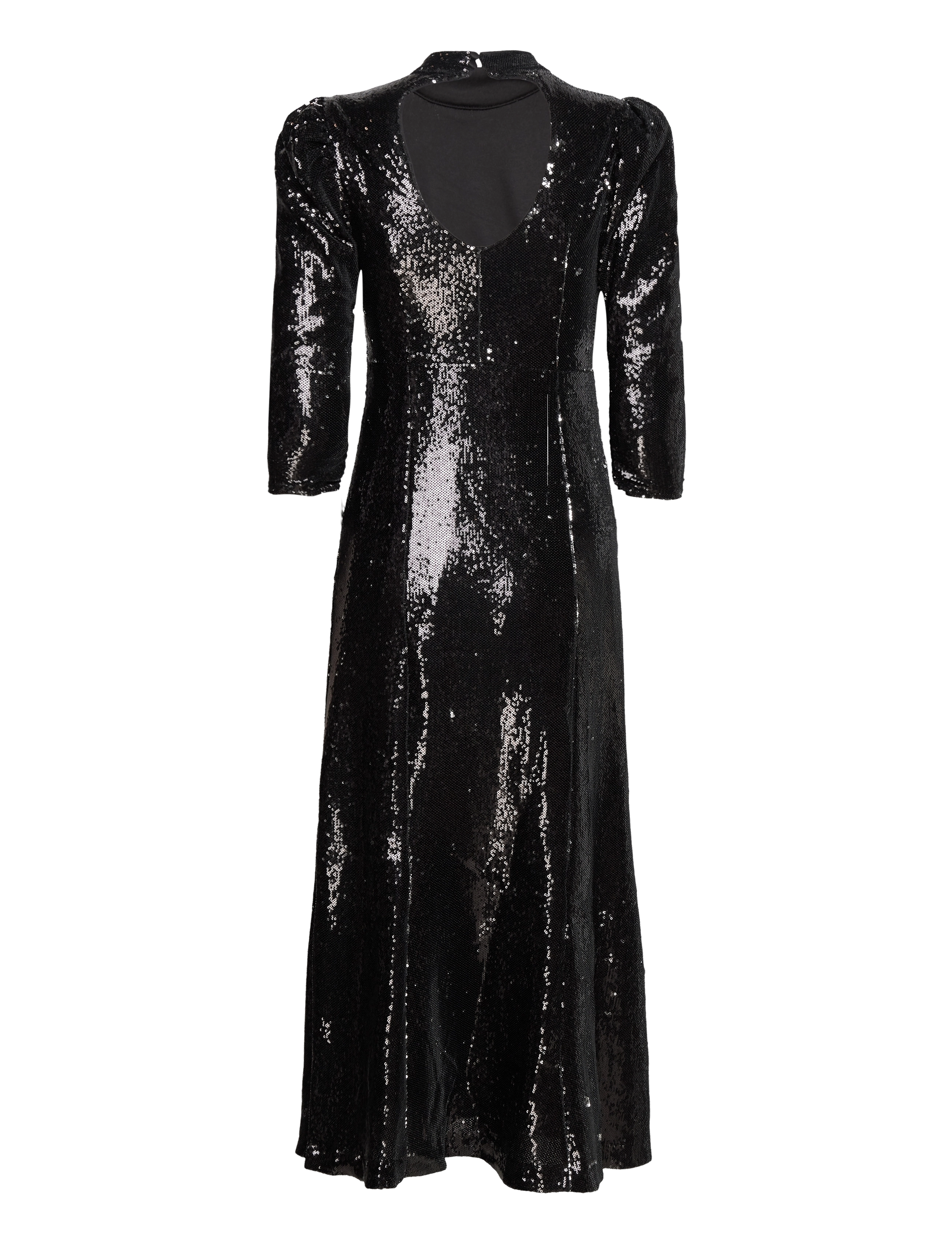 Selected - SLFMILEY  3/4 ANKLE DRESS B - festmode zu outlet-preisen - black - 2