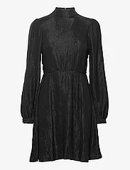 Selected Femme - SLFMADINA LS SHORT DRESS B - festkläder till outletpriser - black - 0