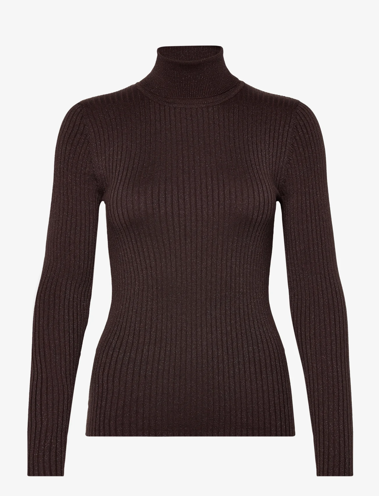 Selected Femme - SLFLYDIA LS KNIT ROLLNECK LUREX B - džemperi ar augstu apkakli - java - 0