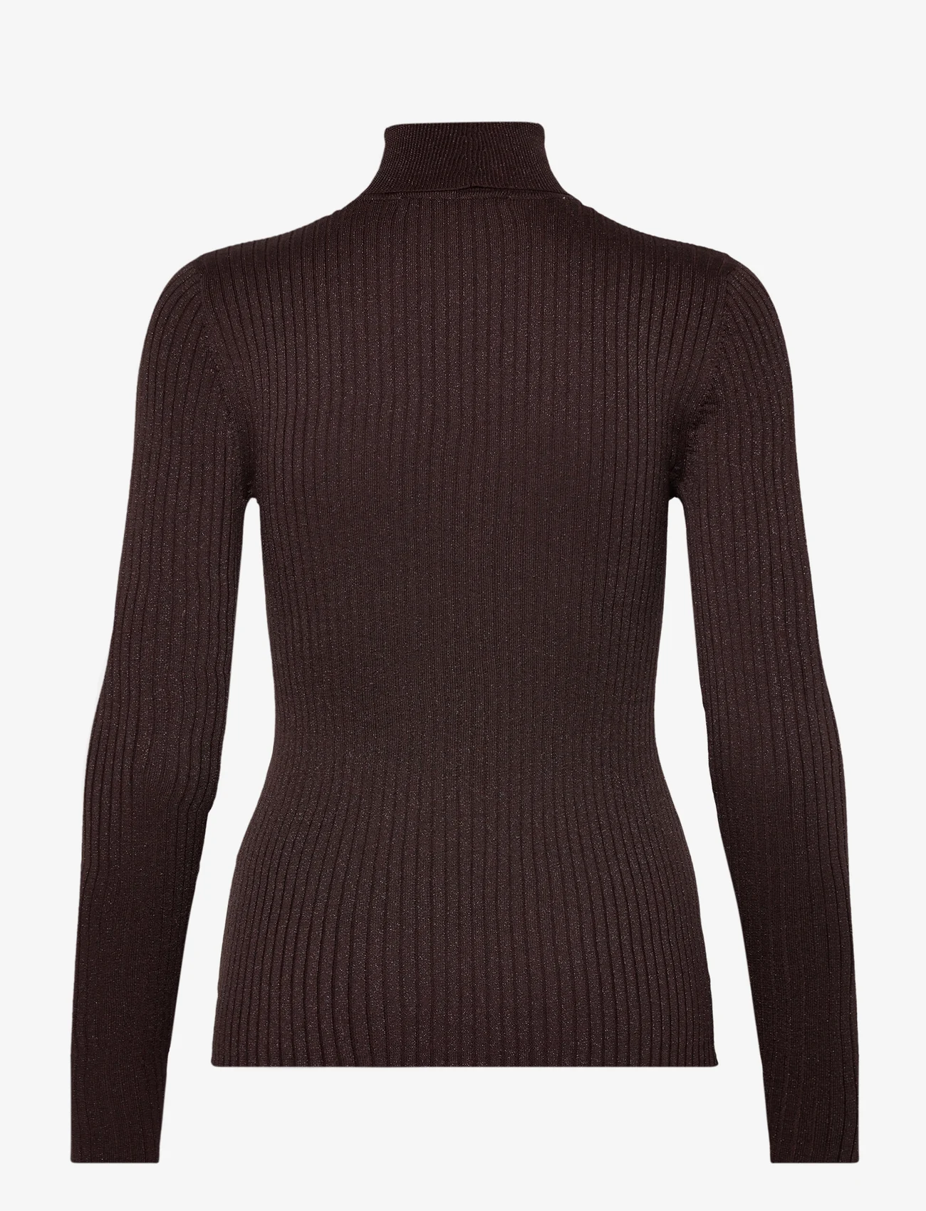 Selected Femme - SLFLYDIA LS KNIT ROLLNECK LUREX B - džemperi ar augstu apkakli - java - 1