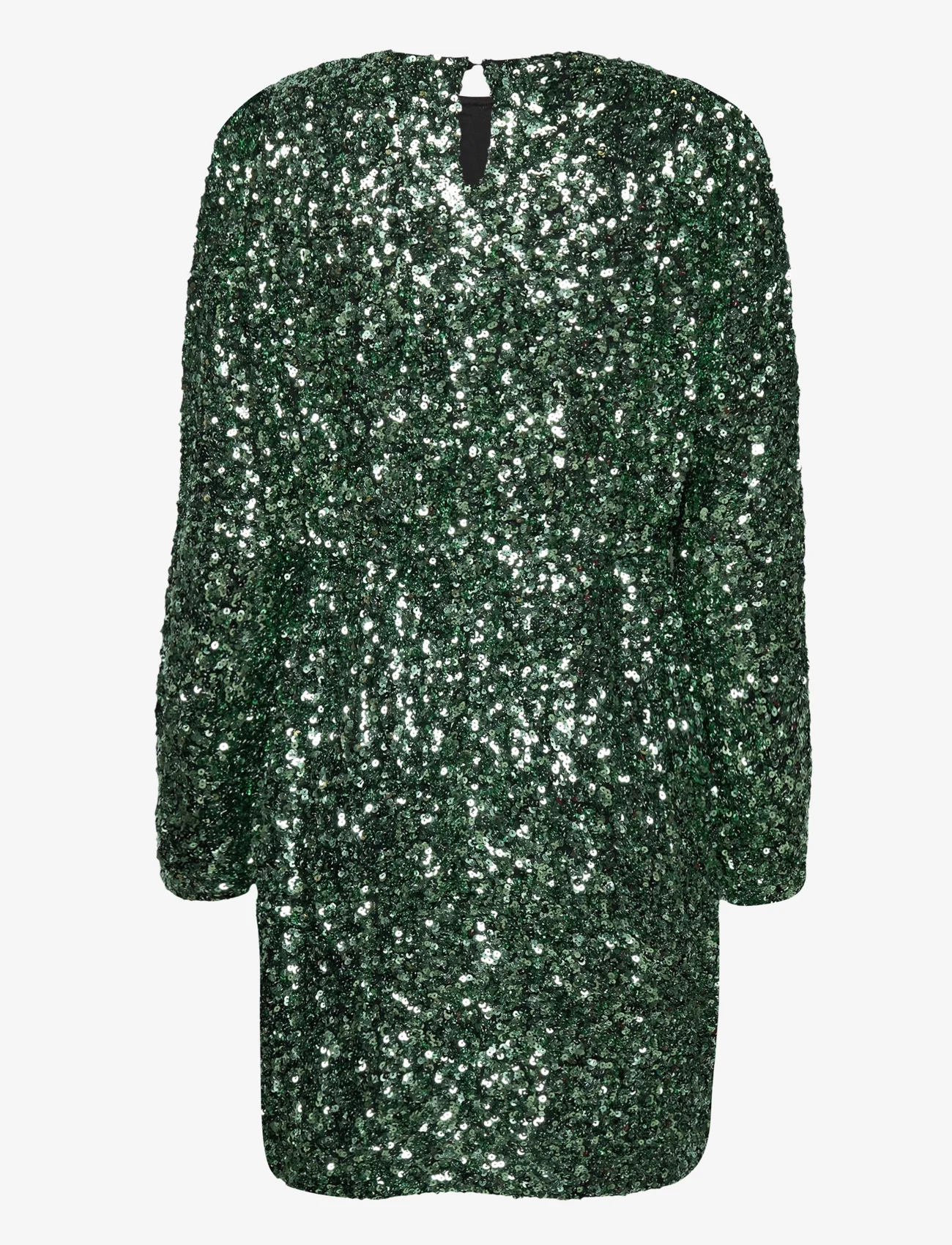 Selected Femme - SLFCOLYN LS SHORT SEQUINS DRESS B - ballīšu apģērbs par outlet cenām - loden frost - 1