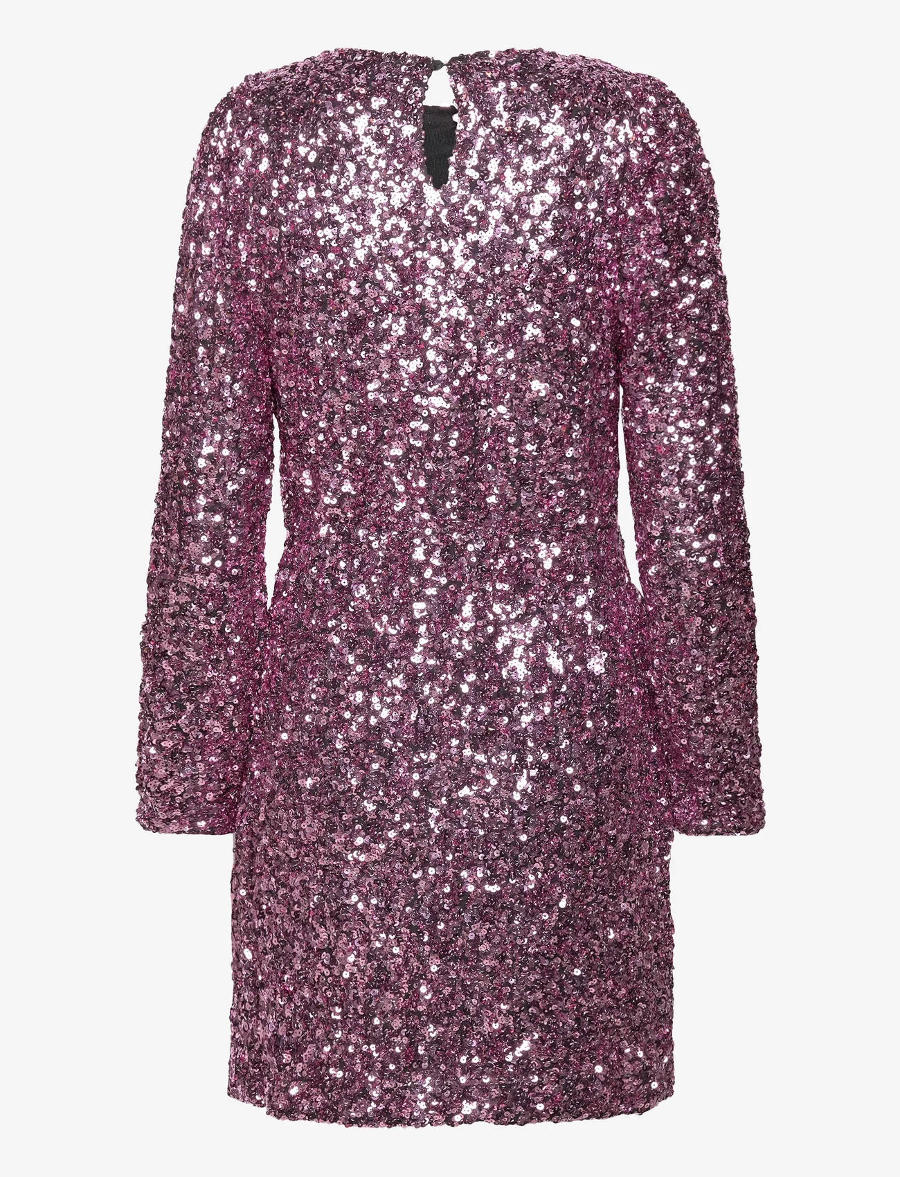 Selected Femme - SLFCOLYN LS SHORT SEQUINS DRESS B - ballīšu apģērbs par outlet cenām - pink lavender - 1