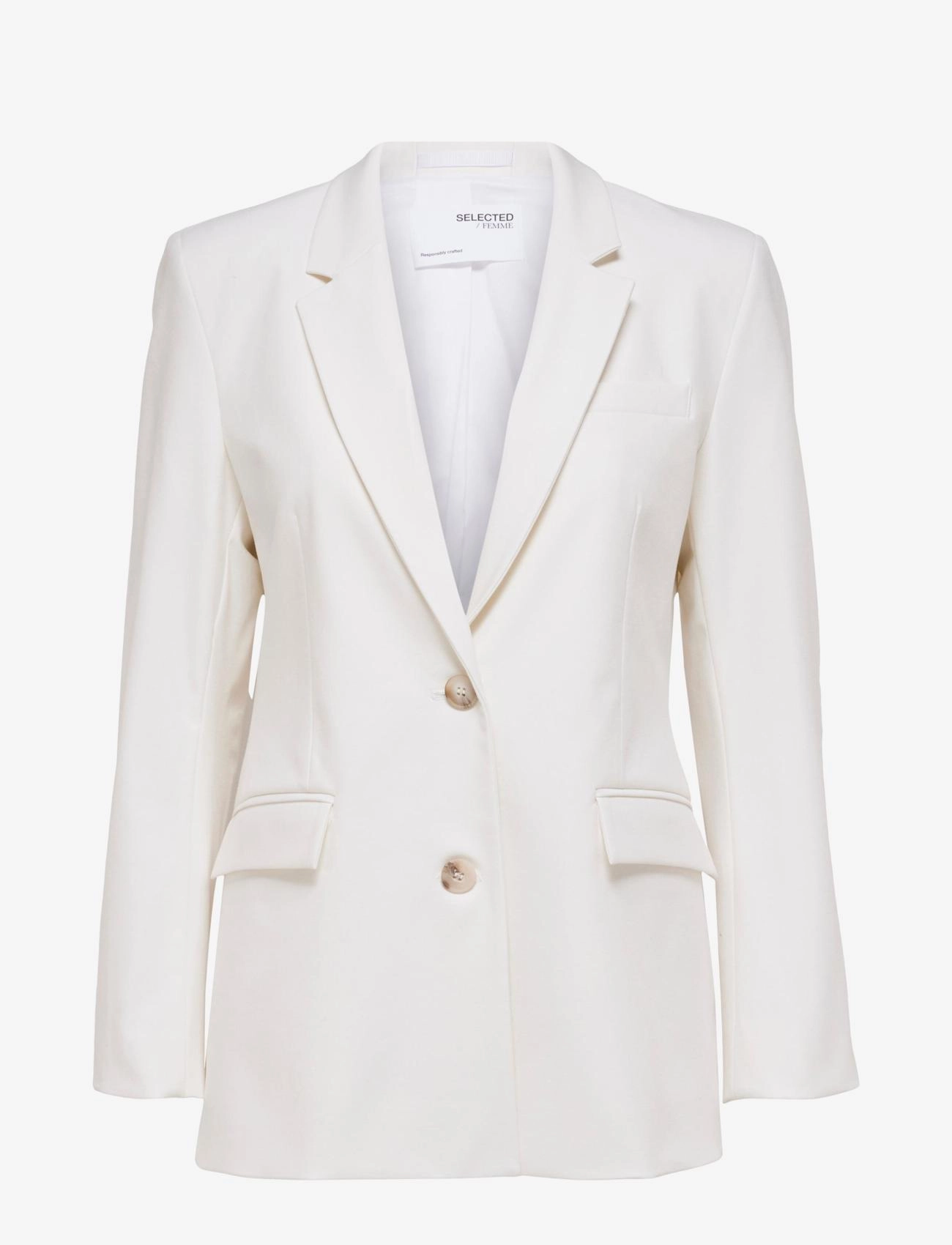 Selected - SLFELIANA LS BLAZER B NOOS - snow white - 1