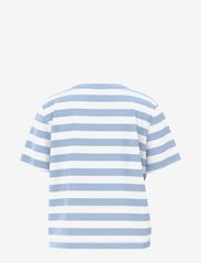 Selected Femme - SLFESSENTIAL SS STRIPED BOXY TEE NOOS - lägsta priserna - cashmere blue - 2