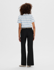 Selected Femme - SLFESSENTIAL SS STRIPED BOXY TEE NOOS - die niedrigsten preise - cashmere blue - 3